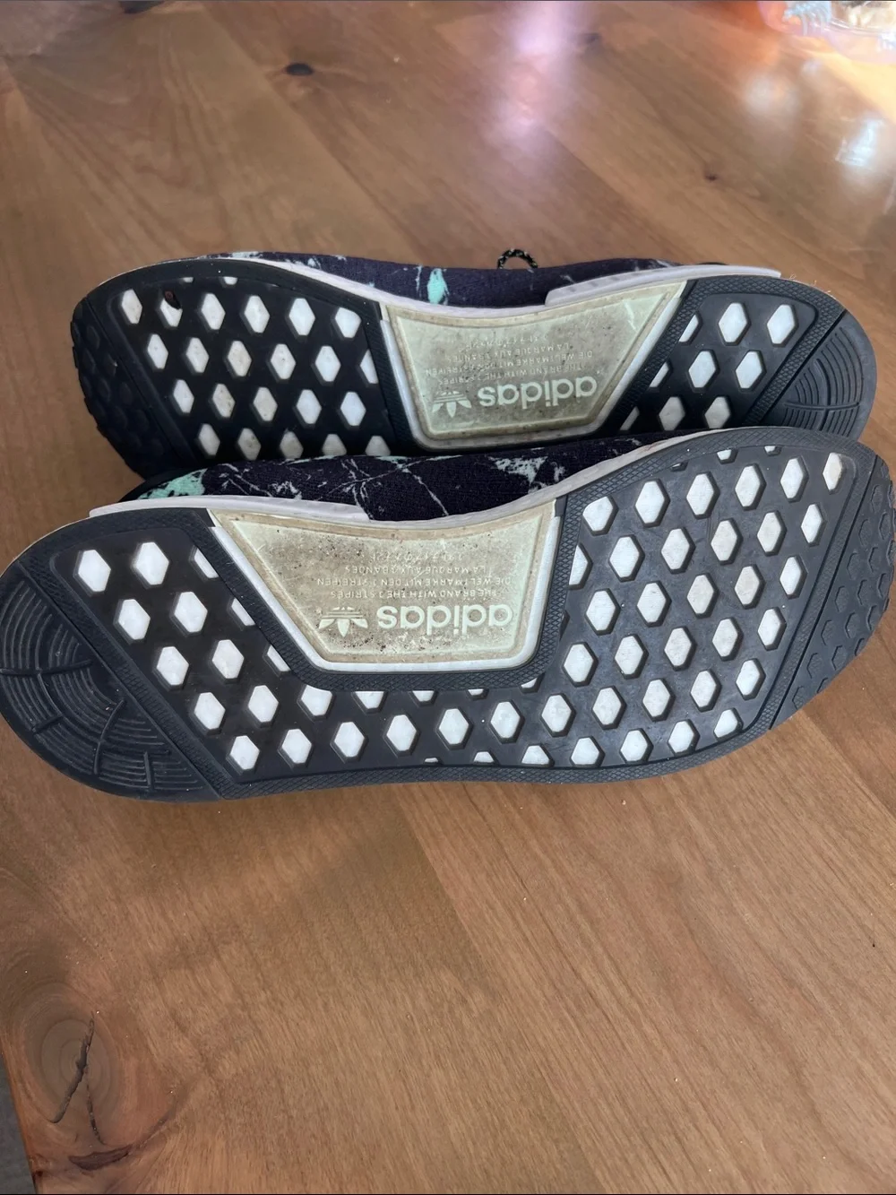 Addidas NMD_R1 Primeknit Green Marble